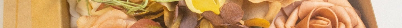 Rediscover the Warmth of Handmade: DIY Beige & Brown Artificial Flower Arrangement Kit