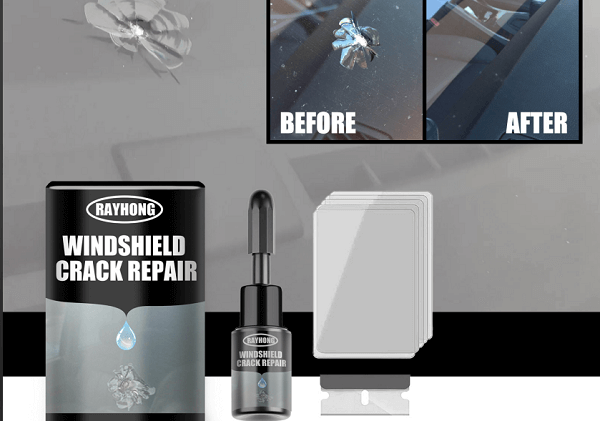 How to Fix a Car's Windshield Cracks at Home: Car windshield crack repair fluid