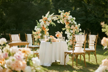 Outdoor horticultural artificial flowers