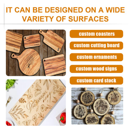 Wood Burning Paste, Wood & Fabric Fire Accelerant, DIY Pyrography, Quick Burning, Easy to Use, Pattern Shaping,  Effect Lasting,for Wooden Coasters, Signs, Decorations, Camping & Outdoor Use   Jue-Fish