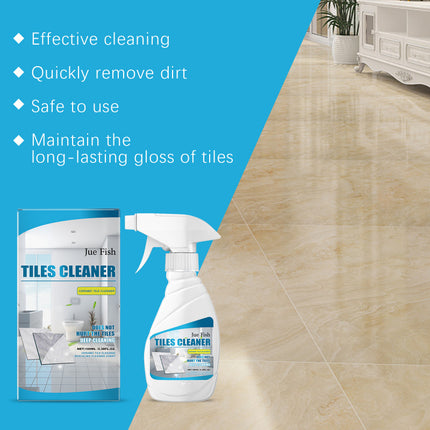 Tile Cleaner, Stubborn Water Scale Removal, High-Efficiency Sterilization, Bathroom Tile & Floor & Marble, Brightening, Strong Stain Remover  Jue-Fish