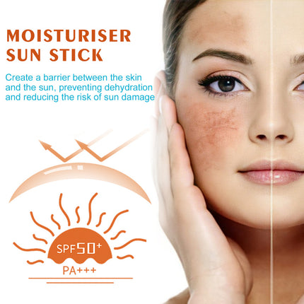 Moisturizing Protection Stick, Sun Protection, Refreshing & Non-Greasy, Long-Lasting, Water & Sweat Resistant, UV Protection Cream, Portable Design  Jaysuing