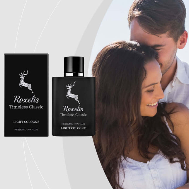 Charming Cologne Perfume, Classic Cologne, Natural & Fresh, Exudes Elegance, Long-Lasting Scent, Light & Delicate, Portable, Idea for Dating Roxelis