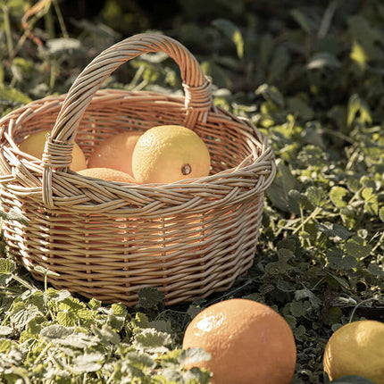 Handmade Wicker Mini Basket, Woven Flower Basket, Suitable For Flower Arrangement, Picking, Picnic