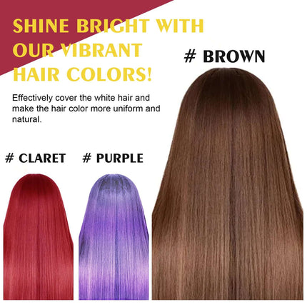 Silver Gray Hair Dye Shampoo, Mild and Non Irritating, Moisturize Scalp, Easy Color Change, Plant Extracted, Hair Beauty and Care, Easy to Use  EELHOE