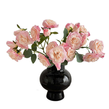 Silk Artificial Rose Flowers That Look Real, Korean-style 12 Heads, Home Decor, Living Room Dining Table Decoration, Photography Props
