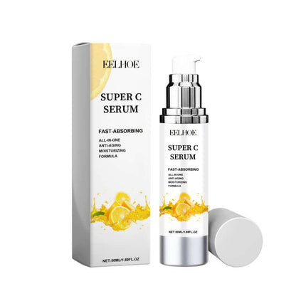 Vitamin C Serum,Brighten Skin Tone, Deep Hydration, Moisturize And Nourish, Soften And Refine, Tighten Skin, Hyaluronic Acid Serum,Help Reduce Wrinkles   EELHOE