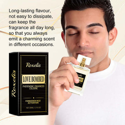 Men's Cologne,Men's Pheromone Perfume,  Plant Extract, Fresh Fragrance,Long-Lasting Light Scent, Business Gentleman, Fresh Charm, Encounter Perfume, Romantic Atmosphere Fragrance  Roxelis