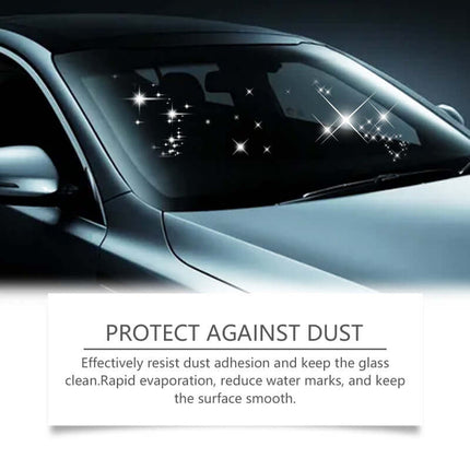 Car Windshield Cleaner, Refurbishing Stain Removal, Oil Film Cleaning, Dust Resistance, Water Stain Reduction, Easy-to-Use Cleaner  Homonth