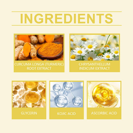 Turmeric Kojic Acid Cleansing Pads,Cleanse Facial Skin and Pores, Refreshing & Non-Greasy, Remove Makeup, Gently Exfoliate, Cleansing Pads, Suitable for Sensitive Skin HOYGI