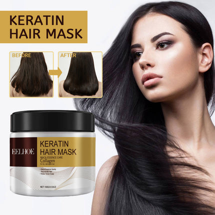 Repair Moisturizing Hair Mask, Deep Hydration, Repair Damaged Hair, Dryness & Split Ends & Tangles, Easy Absorption, Hair Care Mask  EELHOE
