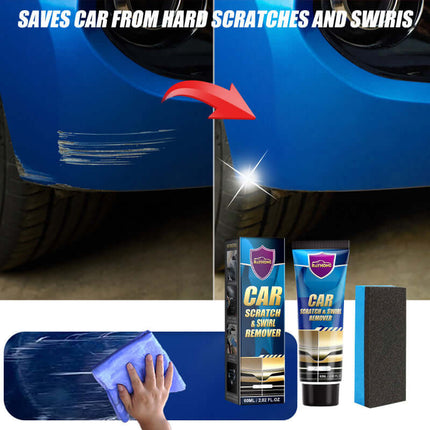 Car Scratch Repair Paste, Car Maintenance, Refurbish , Scratches & Scrapes, Polishing & Touch-up Paint, Car Surface Repair Paste, Easy to Operate, Save Effort Rayhong