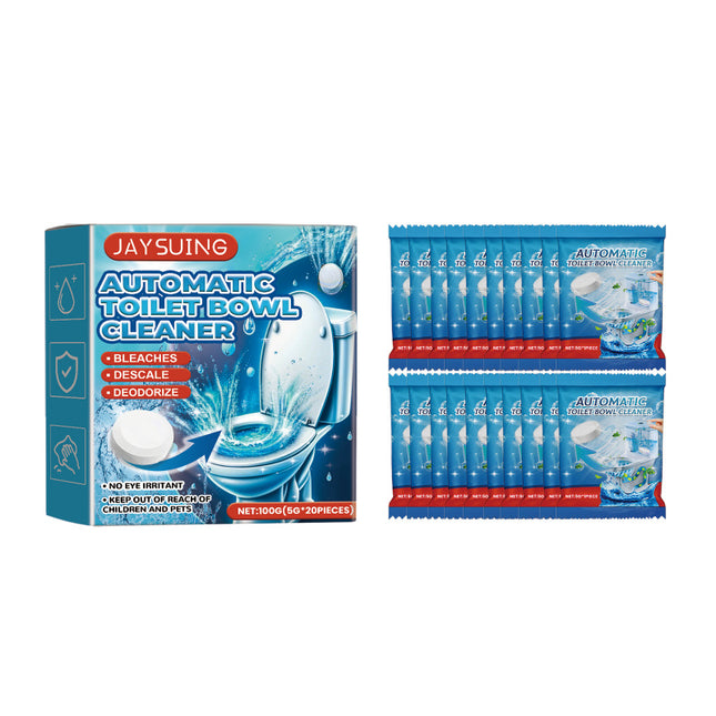 Toilet Cleaning Tablets, Strong Formula, Easy Toilet Cleaning, High-Efficiency Stain Removal, Scale & Odor Removal, Toilet Effervescent Tablets, Simple to Use  JAYSUING