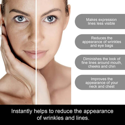 Facial Firming Essence, Hyaluronic Acid, Moisturizing and Hydrating, Fine Line Reduction, Skin Brightening Essence, Firming and Nourishing, Skin Lifting,Remove wrinkles temporarily,Long-lasting Effect  EELHOE