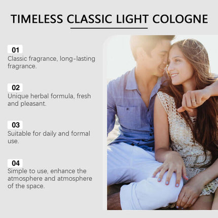 Charming Cologne Perfume, Classic Cologne, Natural & Fresh, Exudes Elegance, Long-Lasting Scent, Light & Delicate, Portable, Idea for Dating Roxelis