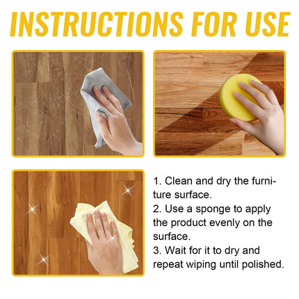 Home Wooden Floor Cleaner with Protection Wax | Stain Removal, Dust Prevention & High Gloss Shine | Easy-to-Use Wood Floor Maintenance Solution Jakehoe