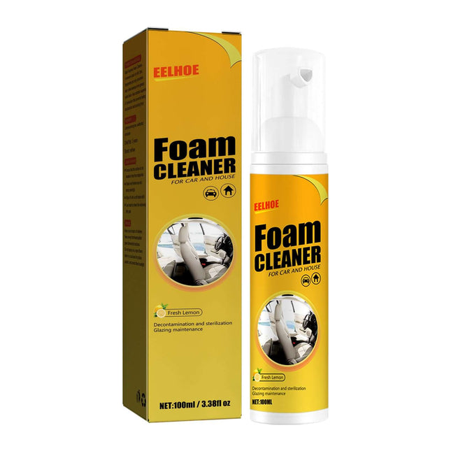 Car interior foam cleaner, seats, leather seats, steering wheels, emulsify grease and dirt in contact effortlessly, dense foam,Gentle and effective concentrated , no hand injury, safe and fast.