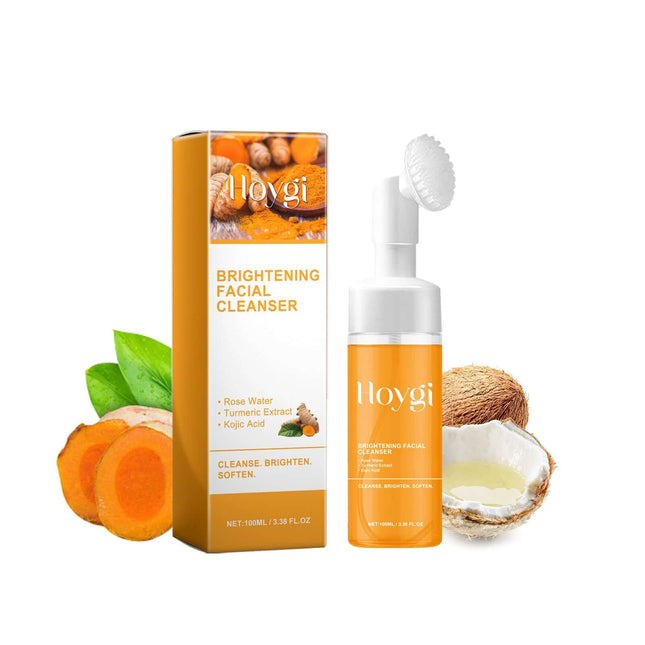 Turmeric Facial Cleanser, Deep Facial Cleansing, Skin Care, Diminish Acne Marks, Firm and Moisturize Skin, Reduce Dirt and Oil  Hoygi