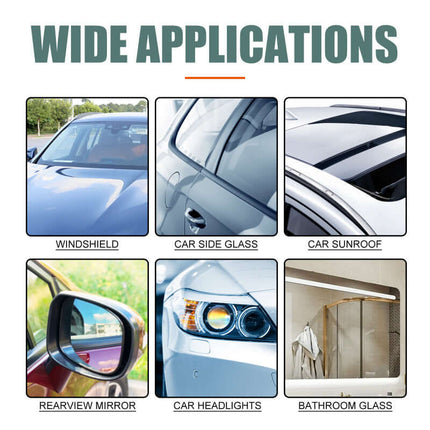 Car Cleaning Spray, Windshield & Rearview Mirror Suitable, Reduce Water Stains, Multi-Stain Cleaning, Hydrophobic, Water Repellent, Anti-Fog, Easy to Use  Rayhong
