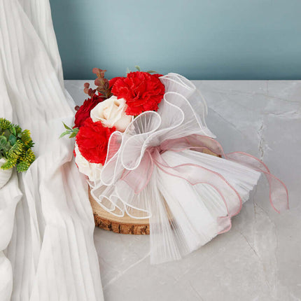 Bride's Bouquet, Silk-like Artificial Flowers, Bridesmaid Bouquet, Wedding Photography Props