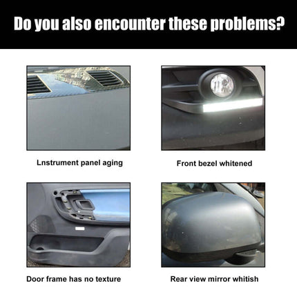 Car Coating,Car Plastic Refurbishment Coating, Stain Isolation, White Restoration, Shine Recovery, Cleaning Dustproof, Polishing Maintenance,Long-last, Coating for Car Interiors, Dashboard, Seats Rayhong