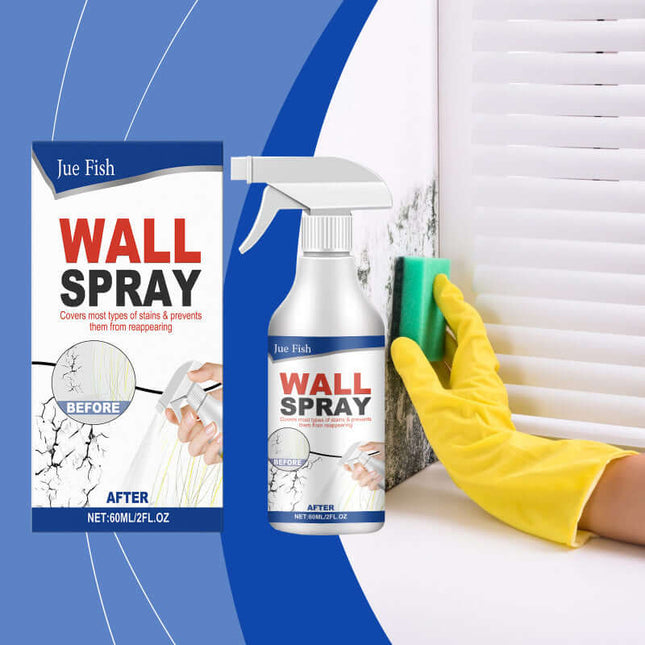 Wall Direct Spray Paint, Home Repair, Stain Covering, Qucick Dry,Wall Peeling Fix, Indoor Renovation, Direct Spray Paint, Easy Stain Coverage, Simple to Use  Jue-Fish