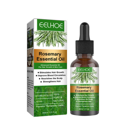 Rosemary Hair Essential Oil,  Mild Scalp Care, Deep Moisturizing ,Silky Shine, Natural Volume, Hair Thickening, Reduces Hair Loss,Hair Care,Plant extract, Easy to Absorb,Convenient to use EELHOE