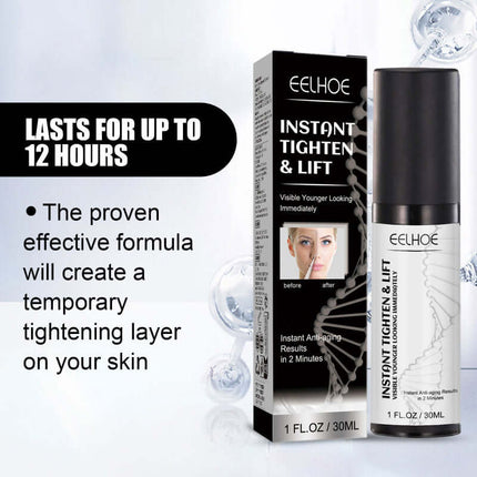 Facial Firming Essence, Hyaluronic Acid, Moisturizing and Hydrating, Fine Line Reduction, Skin Brightening Essence, Firming and Nourishing, Skin Lifting,Remove wrinkles temporarily,Long-lasting Effect  EELHOE
