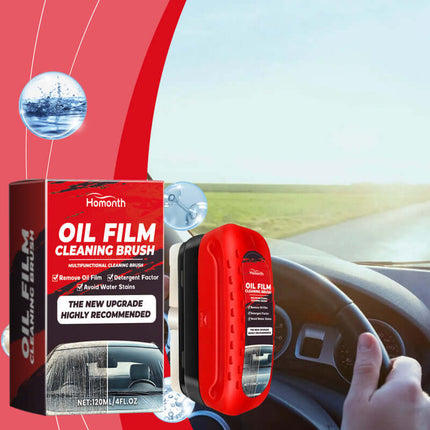 Car Windshield Cleaner, Refurbishing Stain Removal, Oil Film Cleaning, Dust Resistance, Water Stain Reduction, Easy-to-Use Cleaner  Homonth