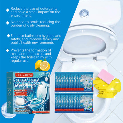 Toilet Cleaning Tablets, Strong Formula, Easy Toilet Cleaning, High-Efficiency Stain Removal, Scale & Odor Removal, Toilet Effervescent Tablets, Simple to Use  JAYSUING
