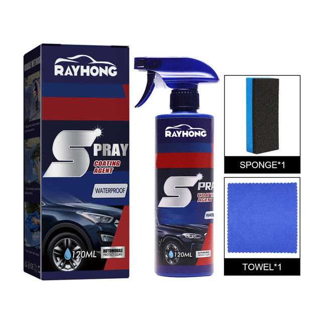 Car Coating Spray, Car Paint Maintenance, Paint Surface Stain Removal, Brightening, Nano Coating, Long-Lasting Shine, Water & Stain Resistance, Spray Coating Agent  Rayhong