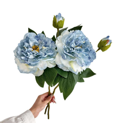 Realistic Artificial Flowers for Decoration,Peony Silk  flower,Flower arrangements,High-Quality Faux Blooms, Heat-Edged Satin Flowers, Home Decor, Photography Props