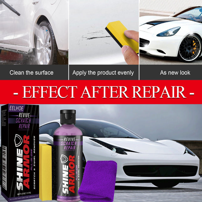 Car Scratch- Free Repair Liquid, Paint Surface Patching, Scratch Removal, Beauty Maintenance, Gloss Restoration, Polishing Liquid, Easy to Use EELHOE