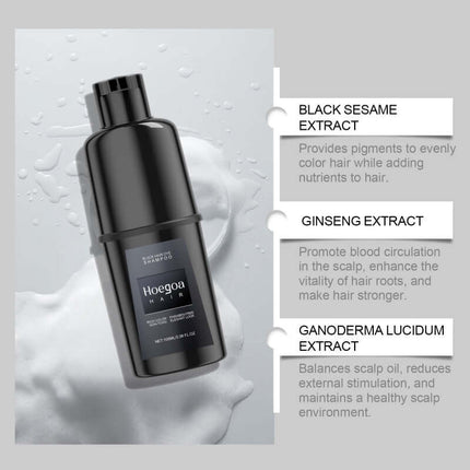 Hair dyeing and shampoo,Gentle And Non-Irritating, No Harm To Scalp, DIY, Long-Lasting And Easy To Color, Clean Scalp, Repair Hair, Increase Gloss, Deep Moisturizing,  Easy to color Hoegoa