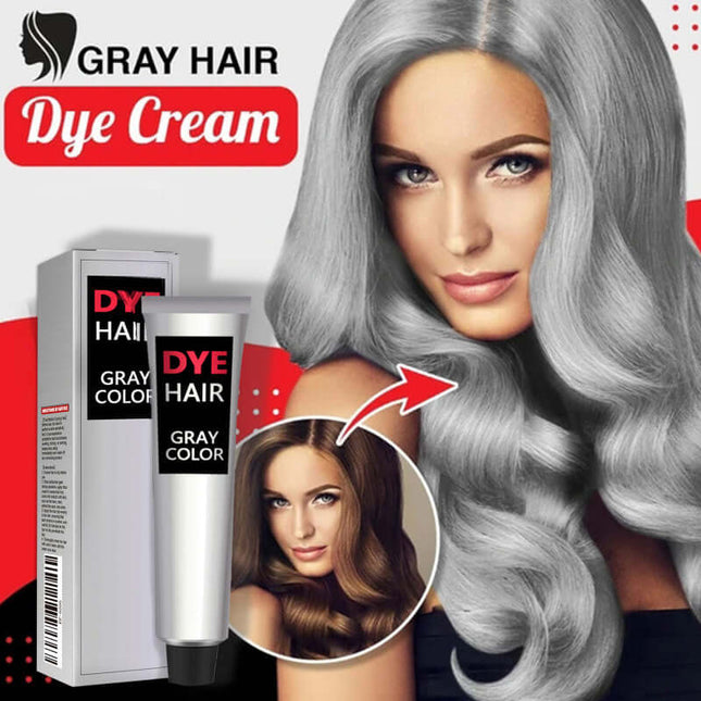Hair Dye, Gray Hair Dye, Trendy Hair Dye Cream, Easy Coloring, Hair Protection & Long-Lasting, Gentle & Non-Damaging, Beautiful Color Effect, Easy to Use  EELHOE