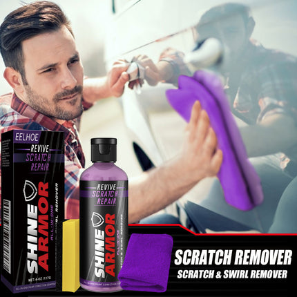 Car Scratch- Free Repair Liquid, Paint Surface Patching, Scratch Removal, Beauty Maintenance, Gloss Restoration, Polishing Liquid, Easy to Use EELHOE