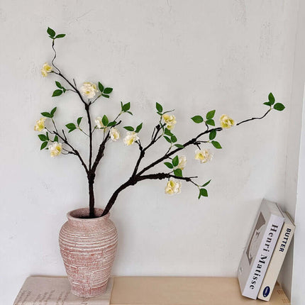 Foam Plum Blossom Artificial Flowers  that Look Real For Decor, Artistic Style, Flower Arrangment,Fake Flower Ornament, Withered Branch Plum, Shapeable Soft