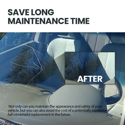 Nano Car Windshield- Repair Liquid, Auto Glass Crack Quick Fix, Adhesive Restoration, Easy to Use, Time-Saving |Solve the difficulty of maintenance Homonth