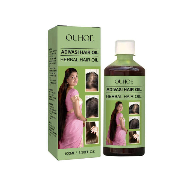 Herbal Hair Oil, Hair Cleansing, Gentle Scalp Nourishment, Strengthen Hair, Scalp Cleaning, Hair Care, Smooth Hair Oil, Reduce Hair Loss  OUHOE