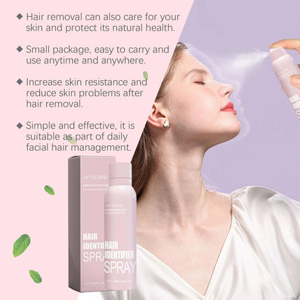 Facial Hair Removal Spray, Easily Soften Hair, Facial Skin Cleansing, Quick Hair Softening,Gentle Cleaning, Hair Removal Spray,Dual-Action,Long-Lasting ,Instantly Visible Results,Easy, Mess-Free Application
