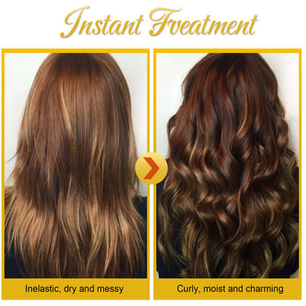 Curly Hair Styling Cream, Deep Moisturizing, Shine Enhancing Curly, Fluffy Styling, Long - Lasting Hairstyle Styling, Quick Styling Styling, Brightening Hair, Easy to Operate Styling  EELHOE