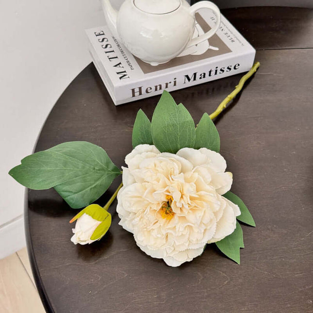 Realistic Artificial Flowers for Decoration,Peony Silk  flower,Flower arrangements,High-Quality Faux Blooms, Heat-Edged Satin Flowers, Home Decor, Photography Props
