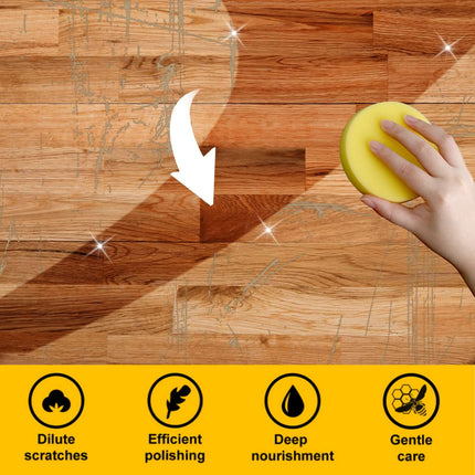 Home Wooden Floor Cleaner with Protection Wax | Stain Removal, Dust Prevention & High Gloss Shine | Easy-to-Use Wood Floor Maintenance Solution Jakehoe