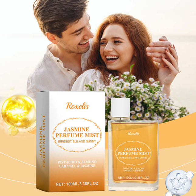 Brazilian Perfume, Light Scent, Fresh Natural Women's Fragrance, Long-Lasting, Jasmine, Woody Floral, Charming Perfume, Suitable for Dating, Daily, Business    Roxelis