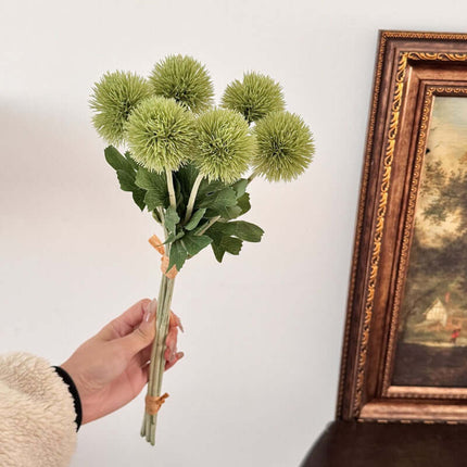 Realistic Dandelion Artificial Flowers for Decor, Plastic Puff Ball ,Onion Ball Fake Flowers, Wedding Bouquet of Flowers, Photography,6pcs Dandelion