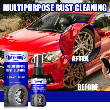 Multipurpose Rust Cleaning,Auto Rust Inhibitor Lubricant, Suitable for Metal Doors & Windows, Cleaning & Rust Removal, Loosening Screws & Bolts, Rust Converter, Preventing Stain Reoxidation Rayhong