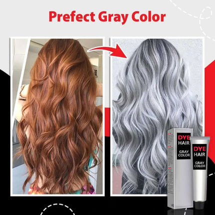 Hair Dye, Gray Hair Dye, Trendy Hair Dye Cream, Easy Coloring, Hair Protection & Long-Lasting, Gentle & Non-Damaging, Beautiful Color Effect, Easy to Use  EELHOE