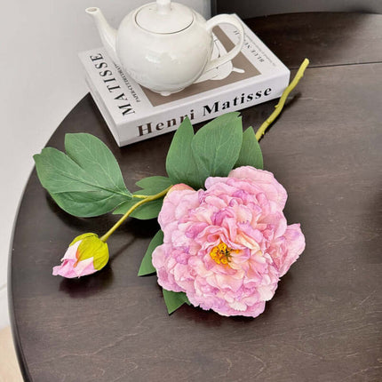 Realistic Artificial Flowers for Decoration,Peony Silk  flower,Flower arrangements,High-Quality Faux Blooms, Heat-Edged Satin Flowers, Home Decor, Photography Props