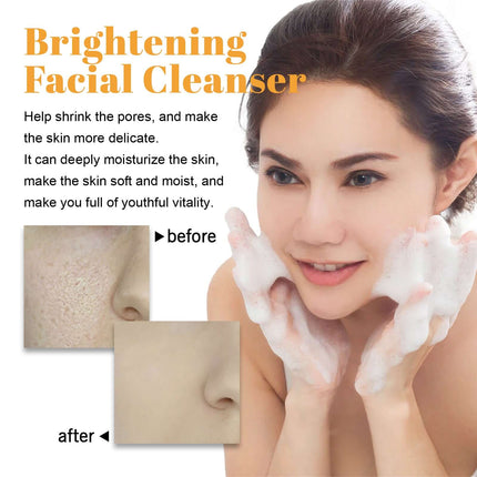 Turmeric Facial Cleanser, Deep Facial Cleansing, Skin Care, Diminish Acne Marks, Firm and Moisturize Skin, Reduce Dirt and Oil  Hoygi