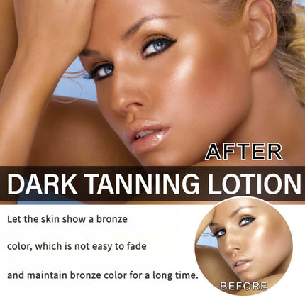 Bronze Skin Tanning Lotion, Summer Outdoor Tanning, Light texture ,Moisturizing, Improves Uneven Skin Tone, Hydrating & Refreshing, Non-Greasy, Long-Lasting, Tanning Care Lotion OUHOE